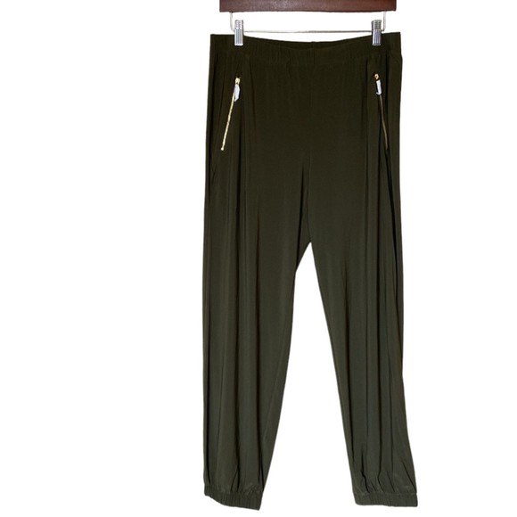 NWOT Nina Leonard Miracle Matte Jersey Pull-On Jogger Pant L - Picture 2 of 6